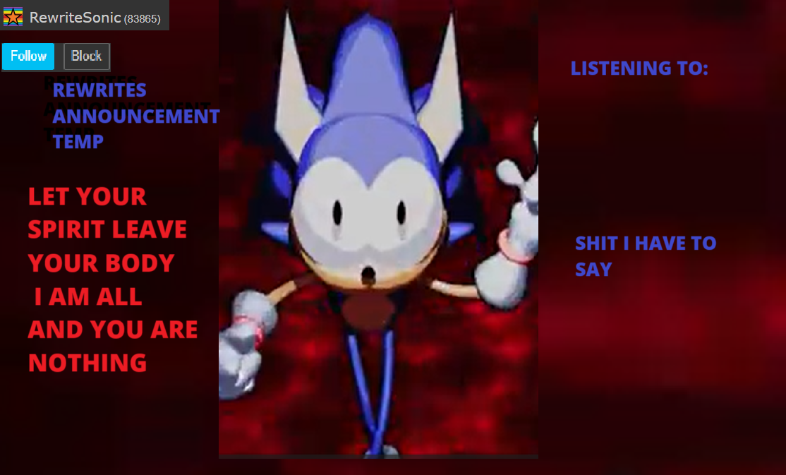 Plantilla de meme Rewrite annoucement temp