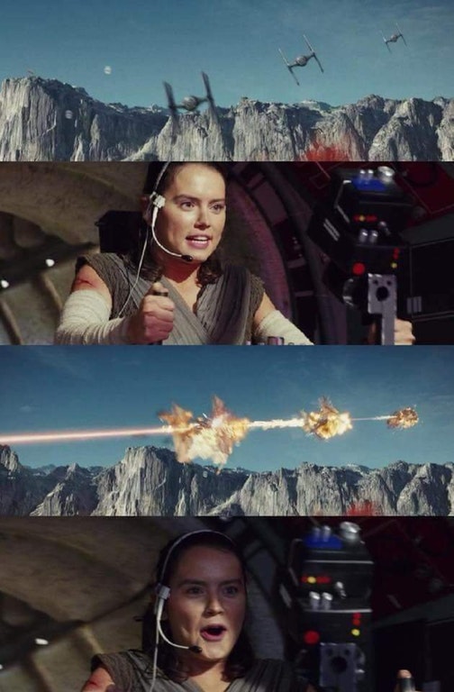 Template meme Rey Triple Kill