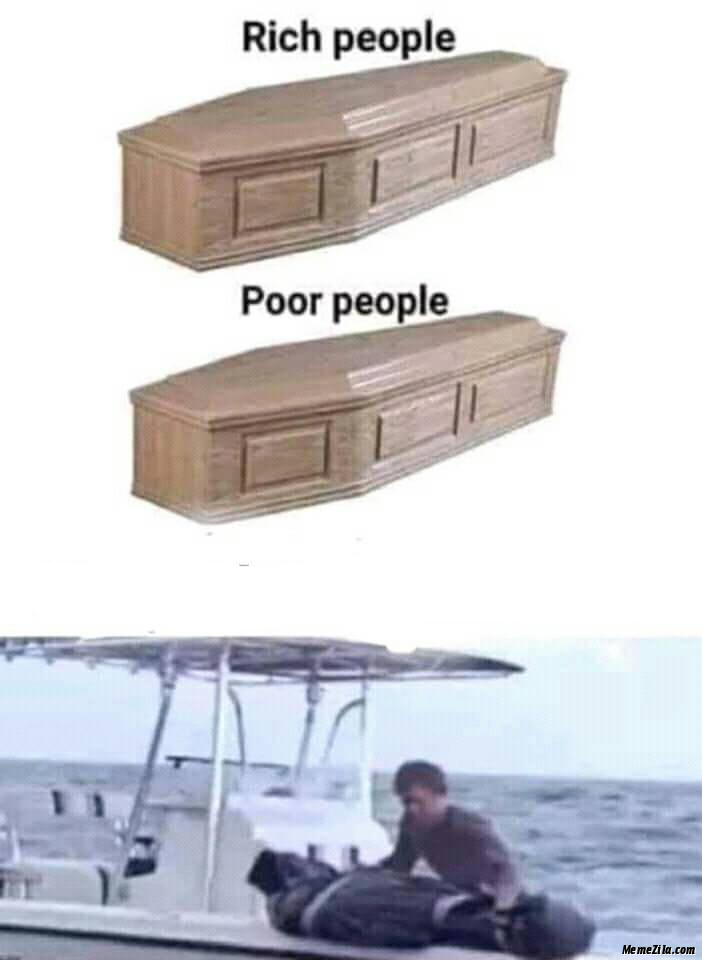 Plantilla de meme Rich people poor people meme