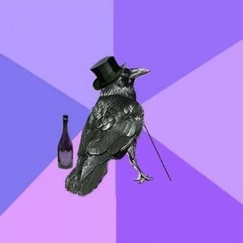 Plantilla de meme Rich Raven