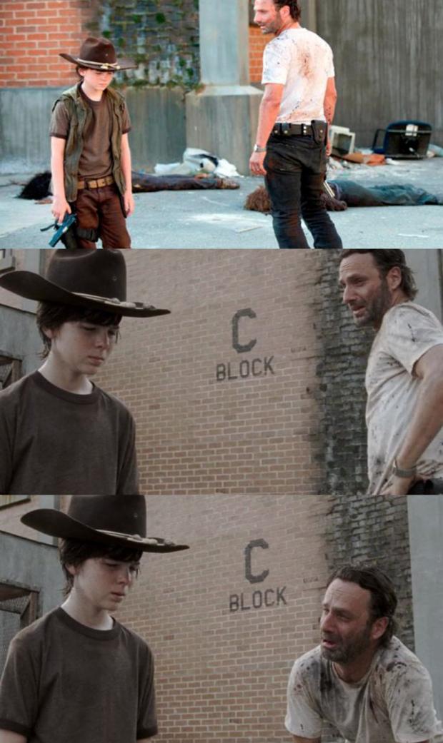 Template meme Rick and Carl 3