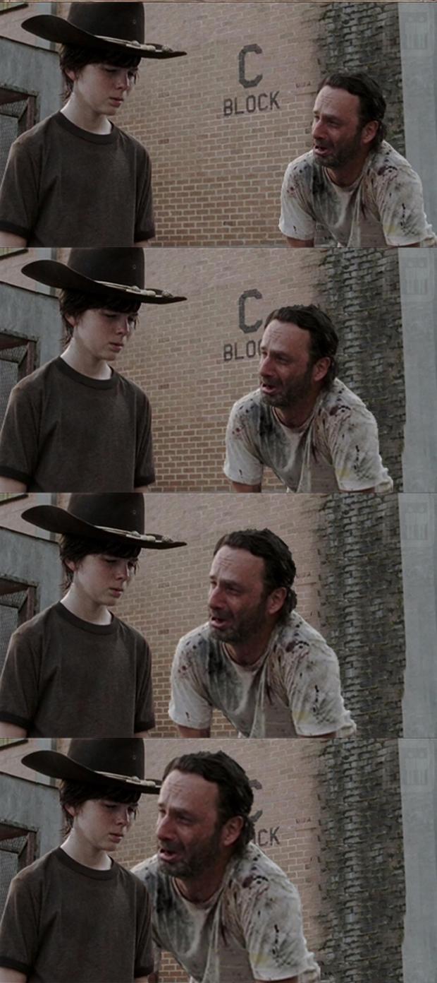Template meme Rick and Carl Long