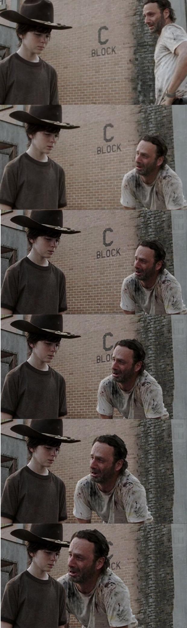 Template meme Rick and Carl Longer