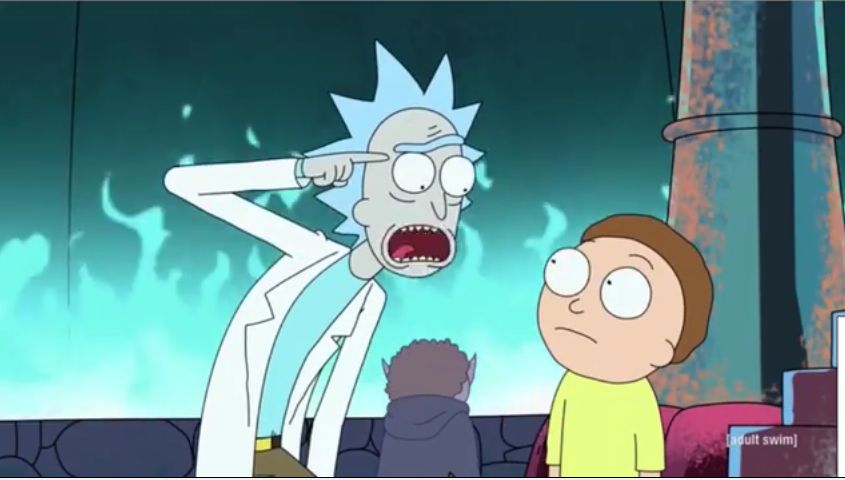Plantilla de meme Rick Sanchez Explains