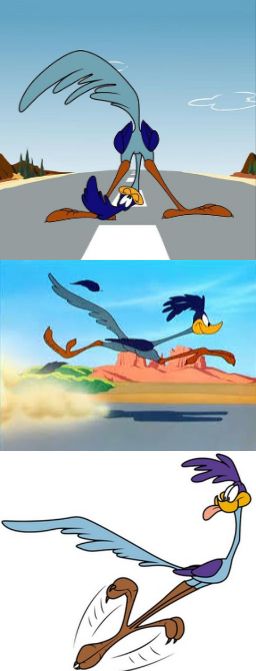 Template meme Road Runner Meep Meep Looney Tunes