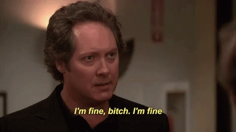 Template meme Robert California I'm fine