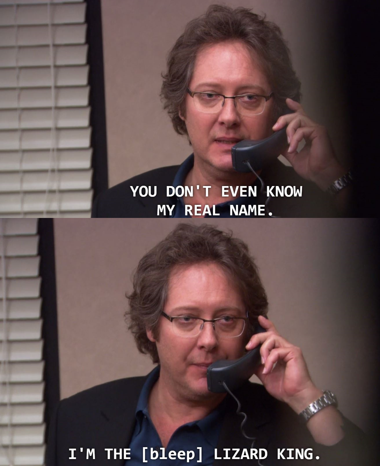 Template meme Robert California I'm the Lizard King