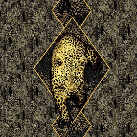 Plantilla de meme Roberto Cavalli Gold Leopard On Gold Foil Base