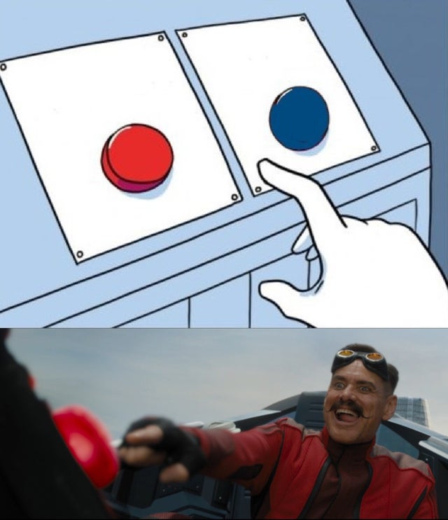 Plantilla de meme Robotnik Button
