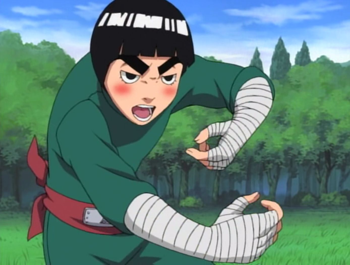 Plantilla de meme rock lee naruto