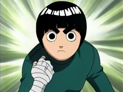 Plantilla de meme Rock Lee Serious