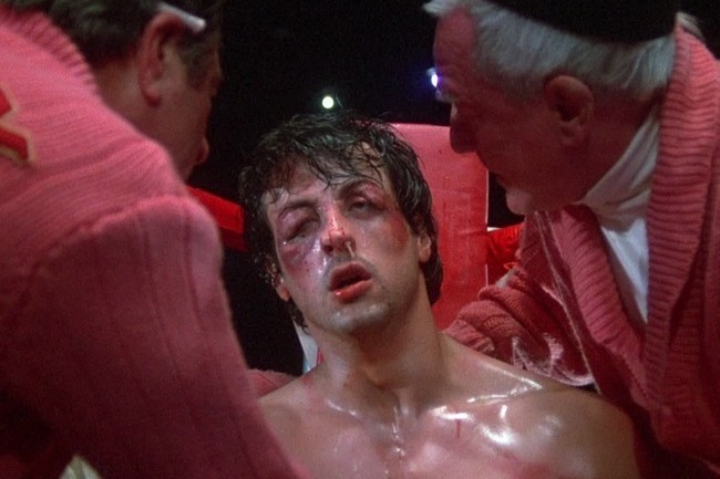 Plantilla de meme Rocky Balboa Beaten Up