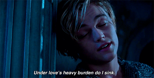 Template meme Romeo + Juliet Under love's heavy burden do I sink