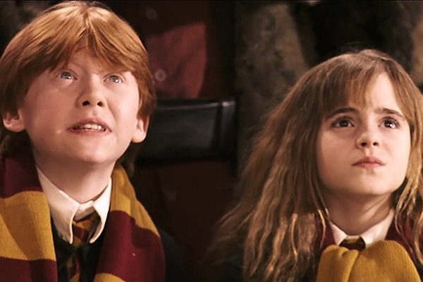 Plantilla de meme ron and hermione