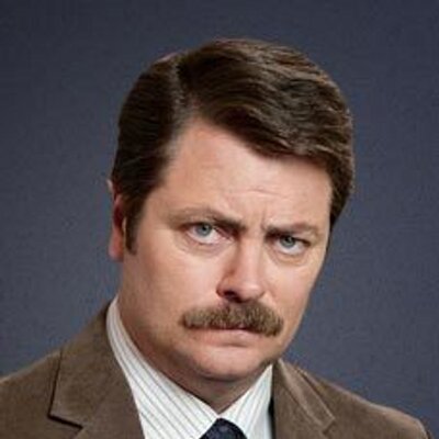 Template meme Ron Swanson Happy Birthday