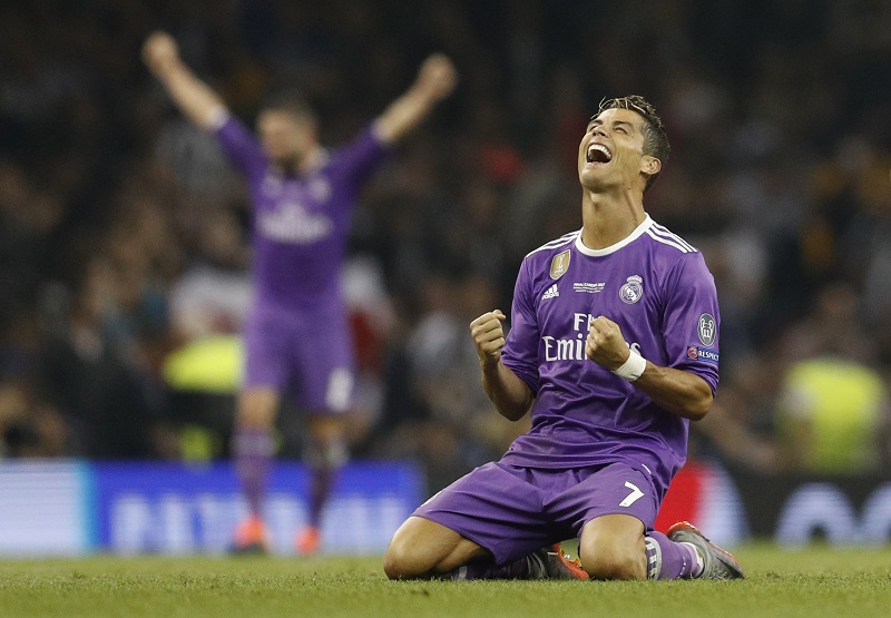 Plantilla de meme Ronaldo Champions League 2017
