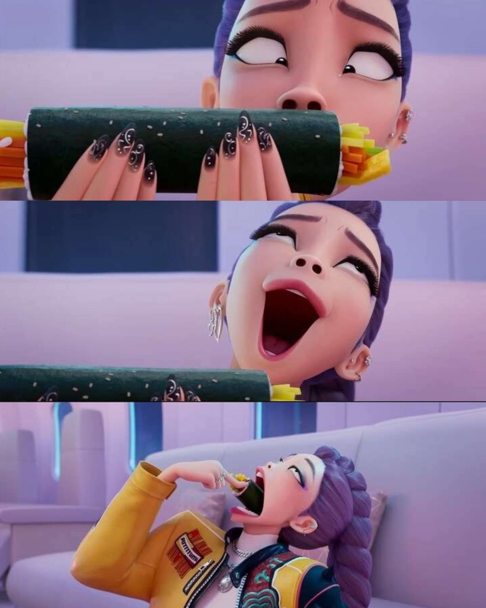 Plantilla de meme Rumi devour