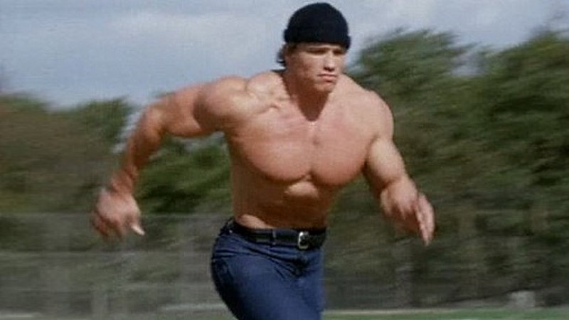 Plantilla de meme Running Arnold