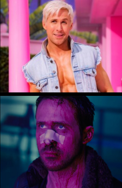 Plantilla de meme Ryan Gosling Happy and Sad