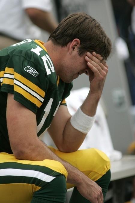 Plantilla de meme Sad Aaron Rodgers