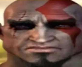 Template meme sad kratos