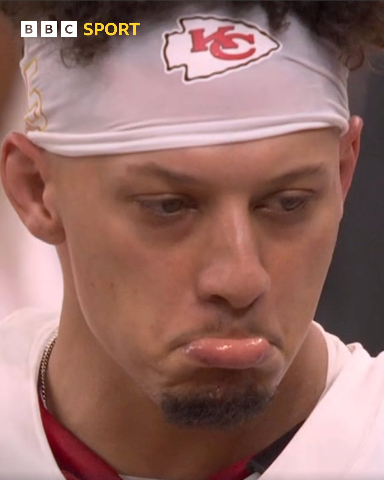 Plantilla de meme Sad Mahomes