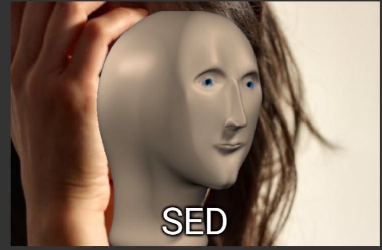 Plantilla de meme Sad Meme Man