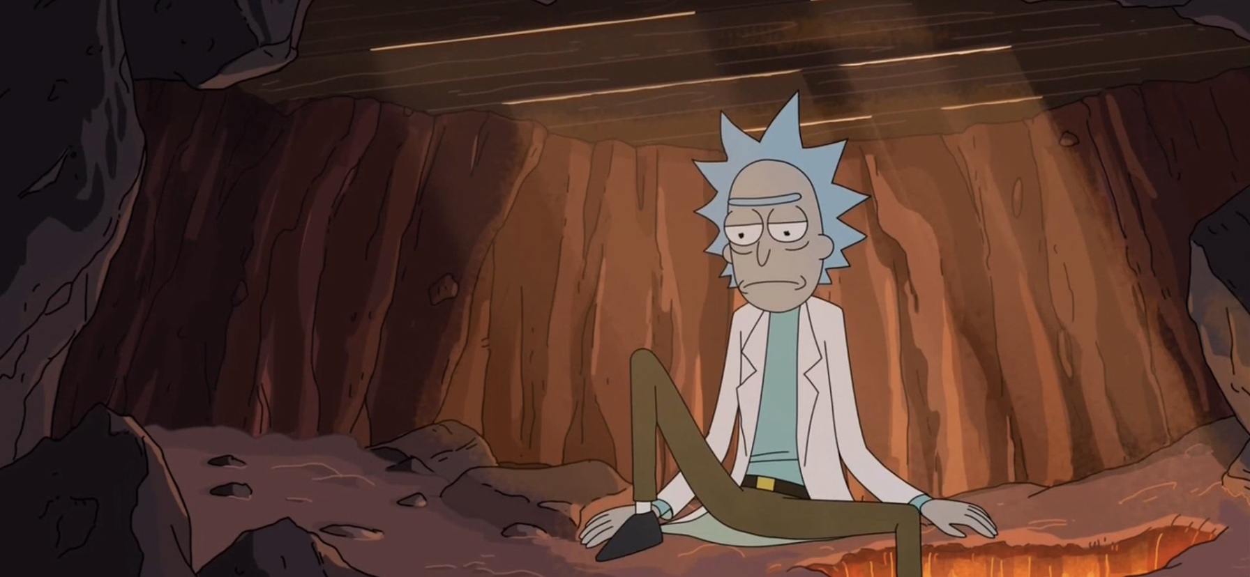 Template meme sad rick sanchez