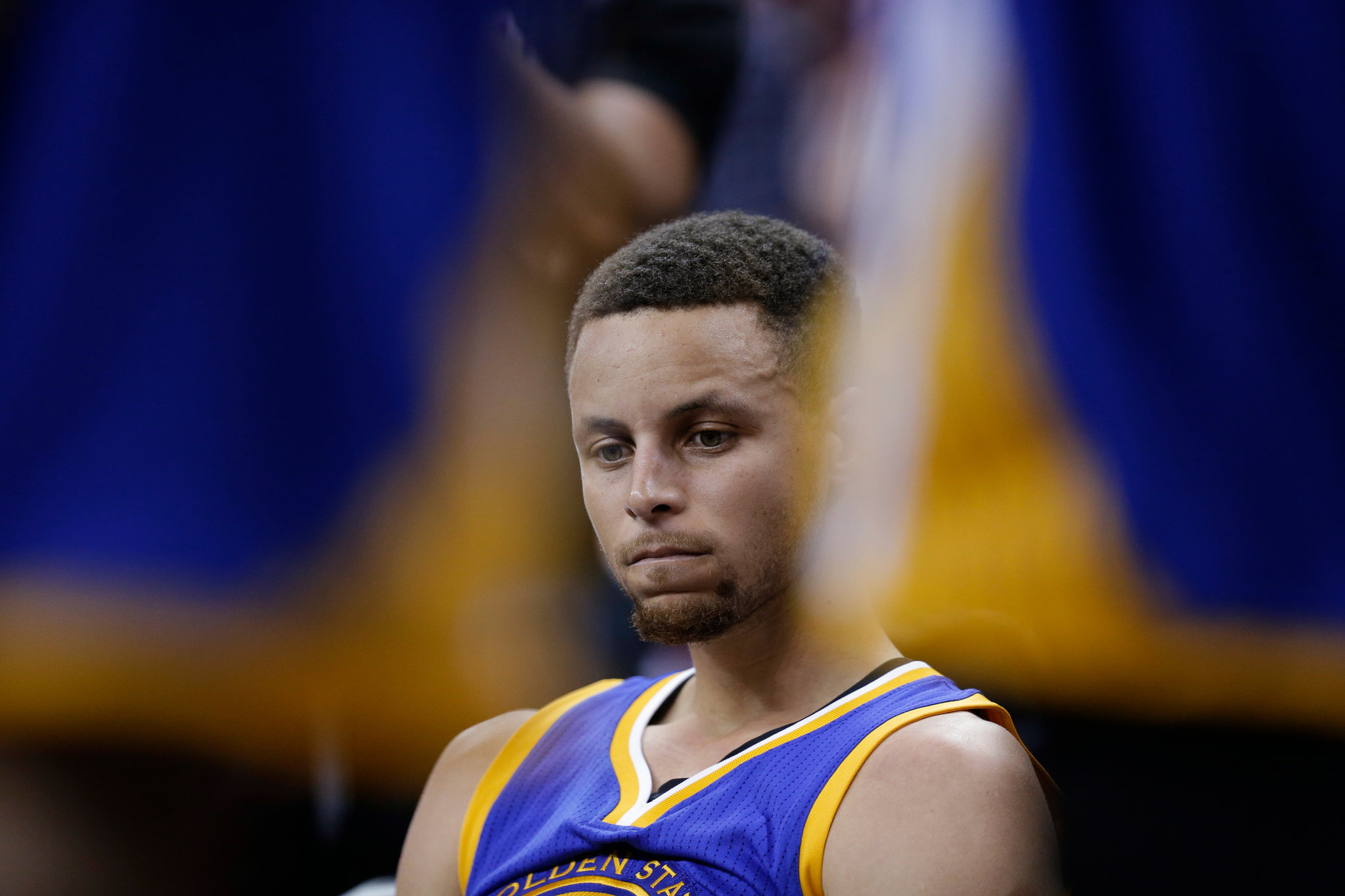 Plantilla de meme Sad Stephen Curry