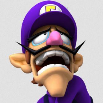 Plantilla de meme Sad Waluigi