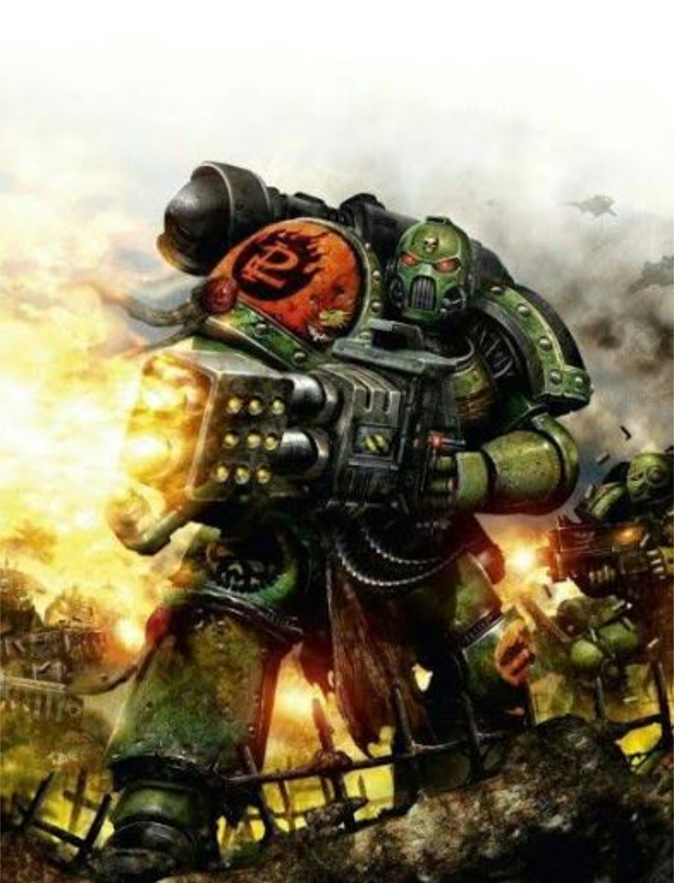 Plantilla de meme Salamander 40k Flamer