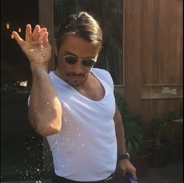 Plantilla de meme salt bae