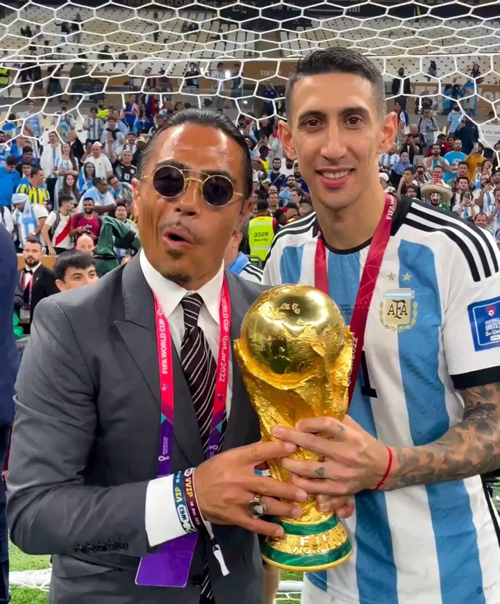 Plantilla de meme Salt bae World Cup