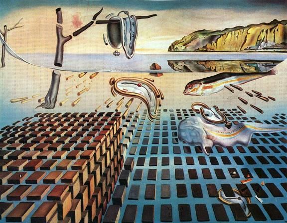 Template meme Salvador Dali Painting