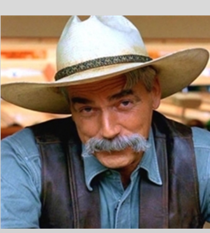 Template meme Sam Elliot happy birthday