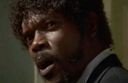 Plantilla de meme Samuel Jackson Glance