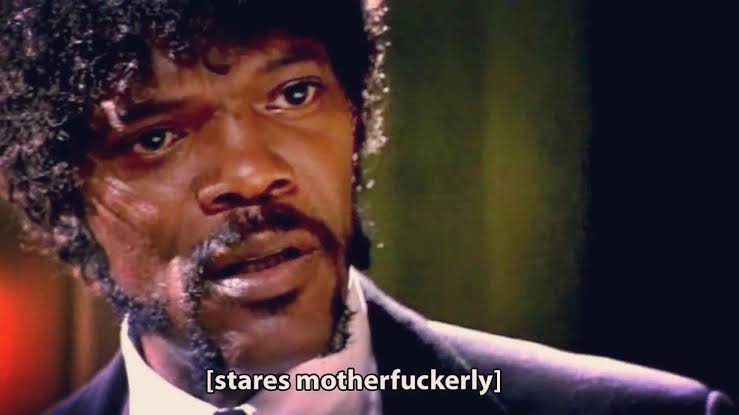 Template meme Samuel Jackson stares mother-ly