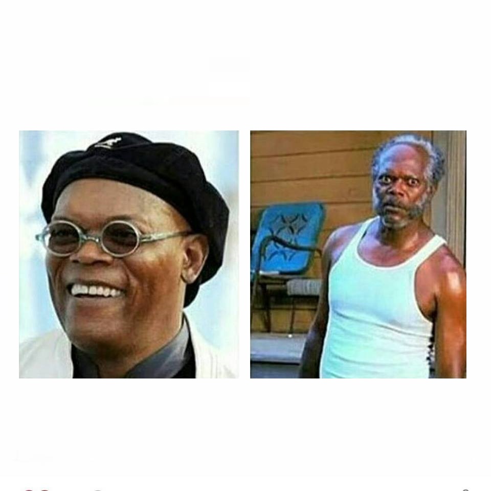 Template meme samuel jackson versus