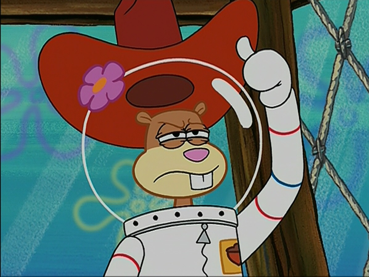 Plantilla de meme Sandy Cheeks