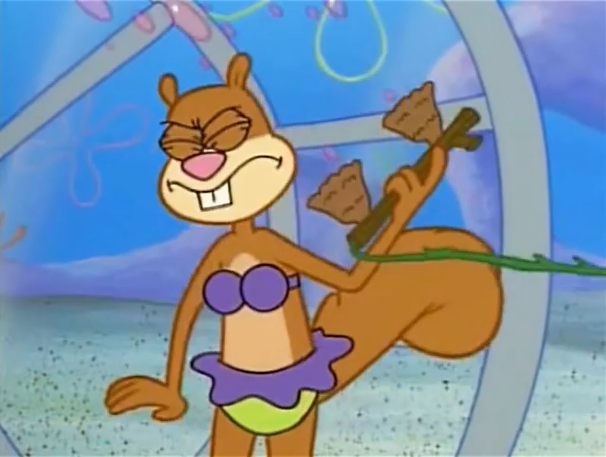 Plantilla de meme Sandy Cheeks I Didn't Know That