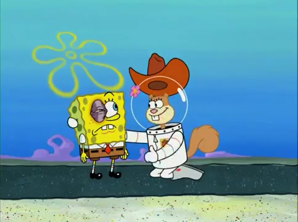 Plantilla de meme Sandy Cheeks - I Got Some Remedies