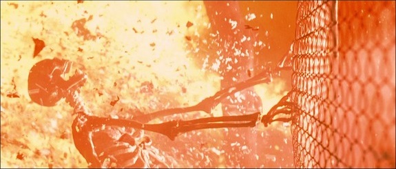 Template meme Sarah Connor Fence Nuclear Fire Death