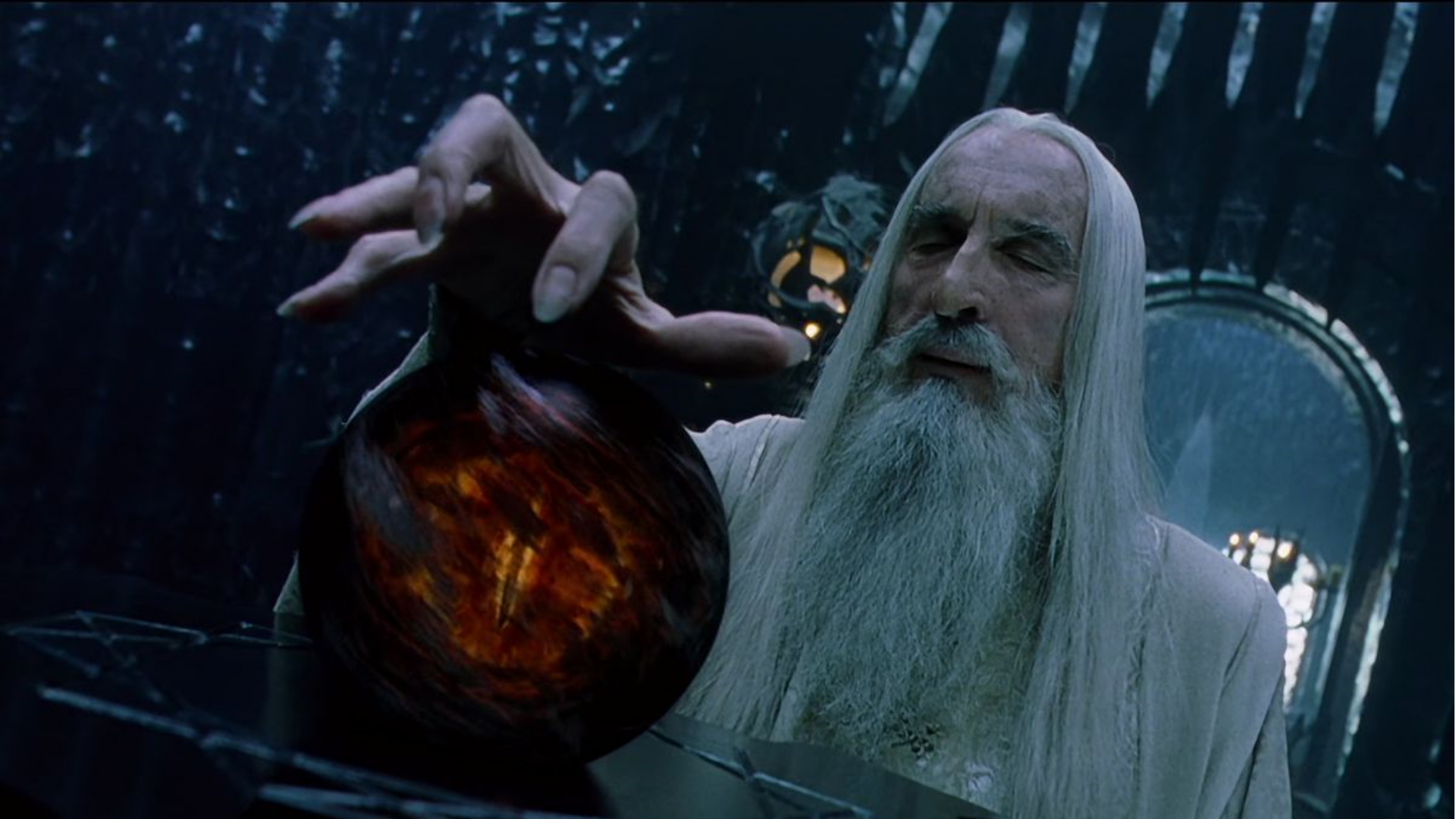 Template meme Saruman magically summoning
