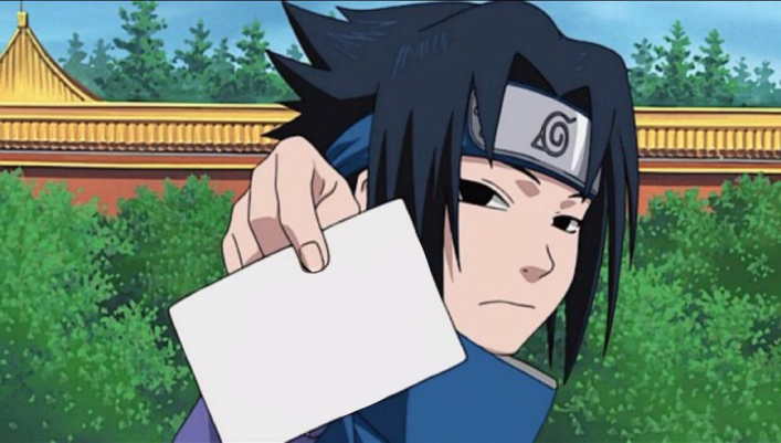 Plantilla de meme Sasuke Sign