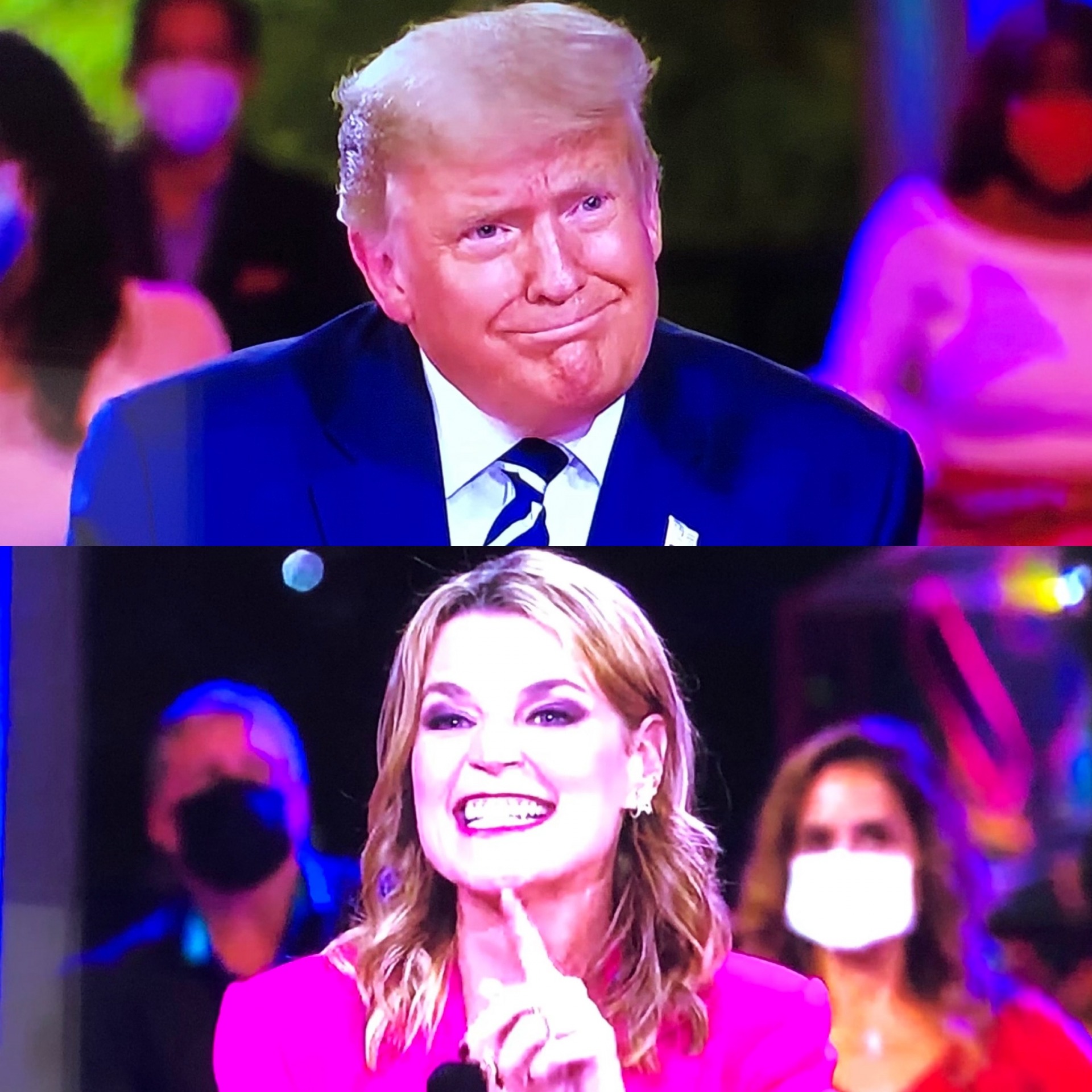 Plantilla de meme Savannah Guthrie suffers from TDS