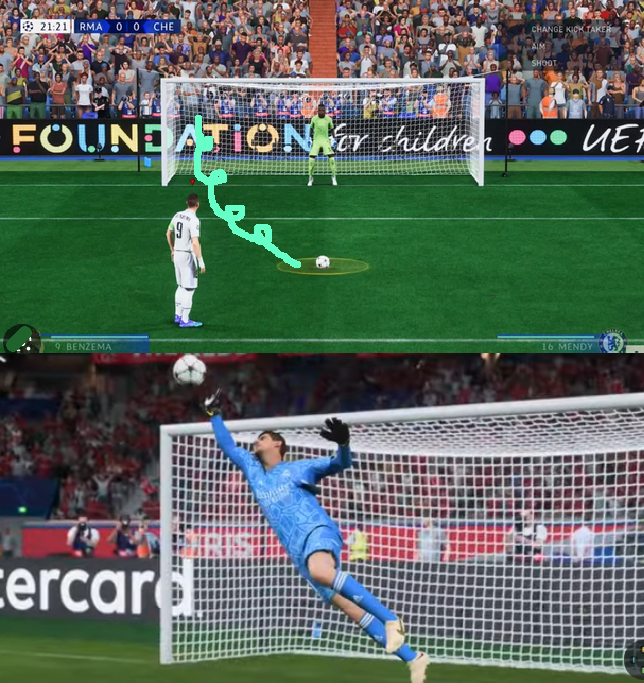 Saved Goal meme template