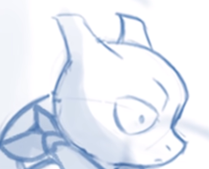 Plantilla de meme Scared Mewtwo