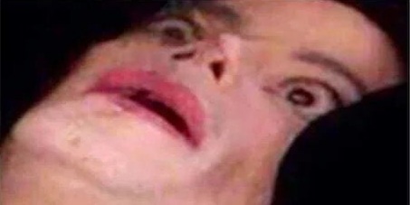 Plantilla de meme Scared Michael Jackson
