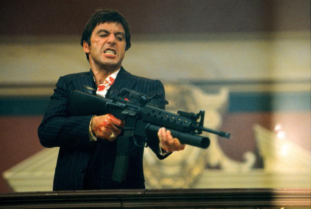 Plantilla de meme scarface meme