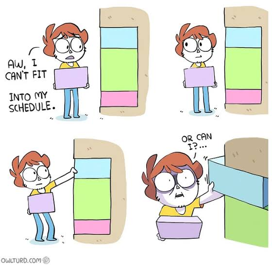 Schedule meme meme template